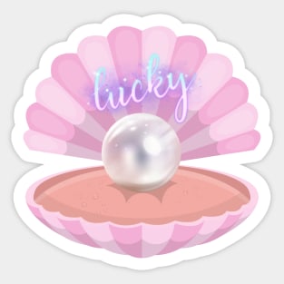 Lucky Pearl Sticker